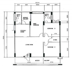 Blk 719 Woodlands Avenue 6 (Woodlands), HDB 4 Rooms #544250001